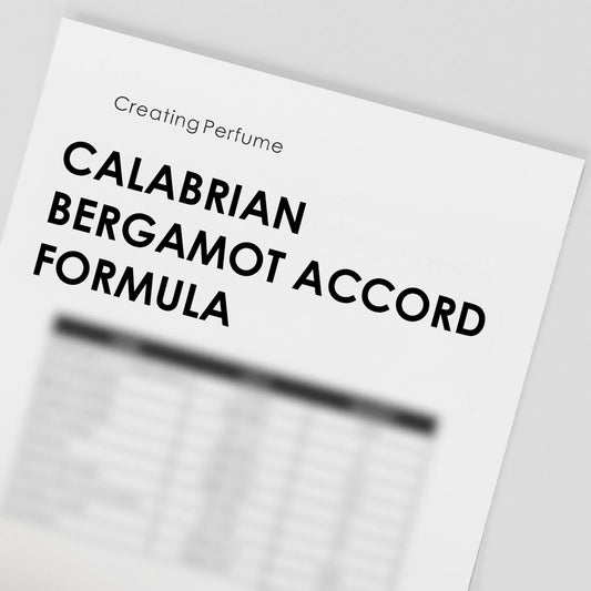 CALABRIAN BERGAMOT ACCORD FORMULA